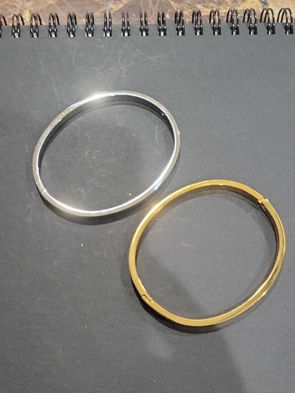 Gold and Silver Classic Metal Bangle Bracelets - Timeless Women’s Jewelry